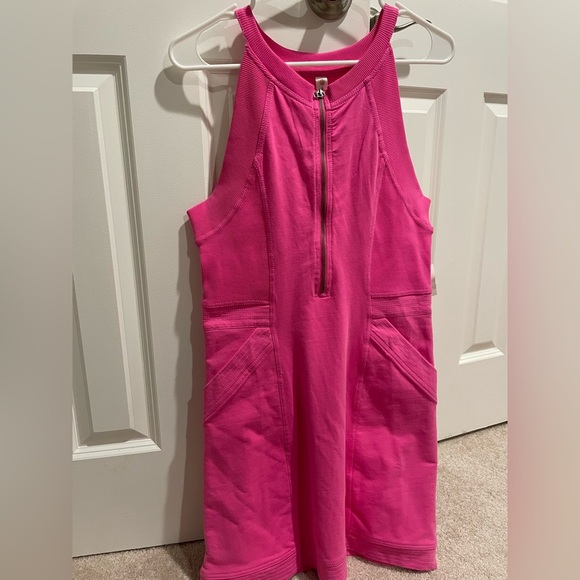 Anthropologie Practice Squad Mini Dress in Pink Casual - Picture 4 of 7